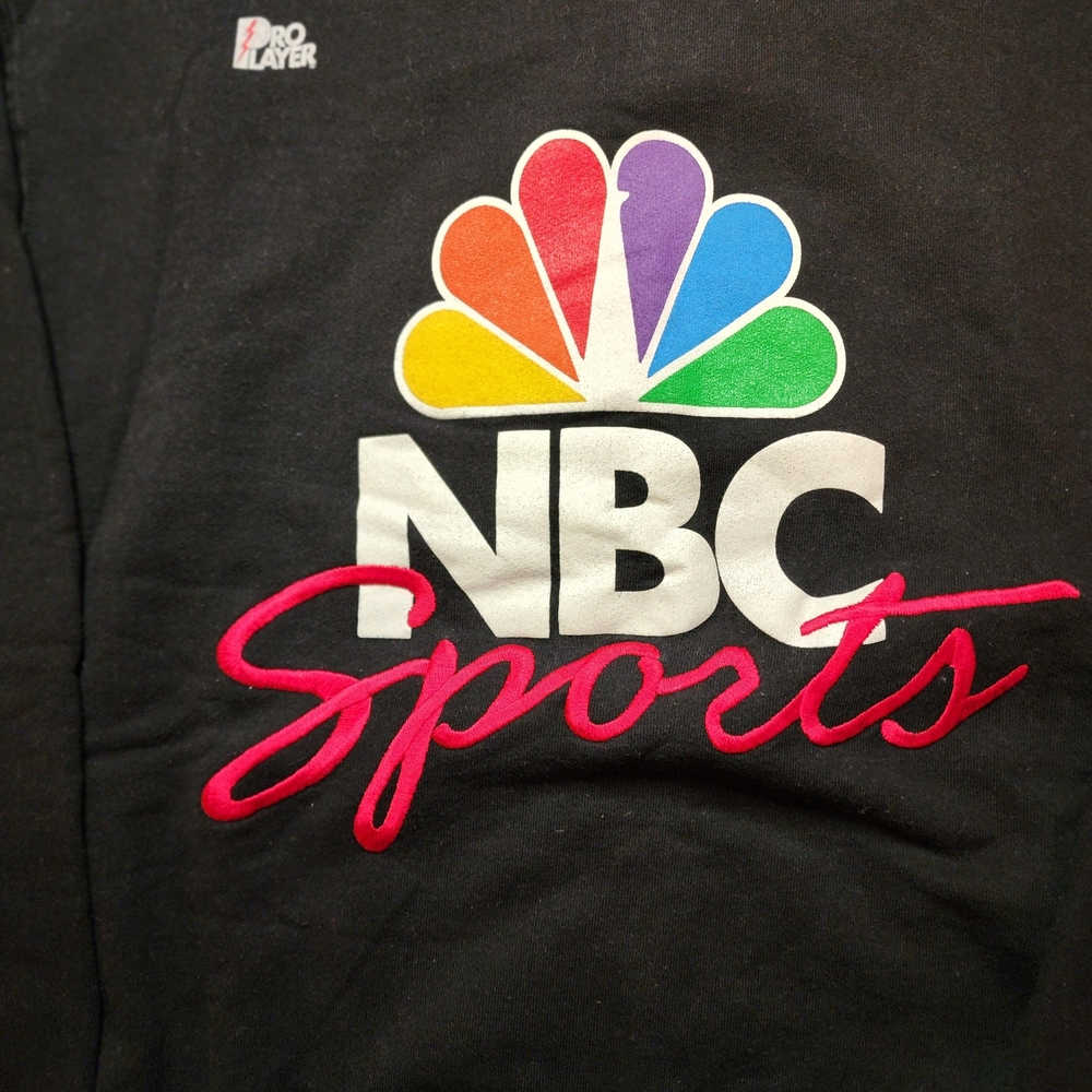 Vintage NBC Sports Black Sweatshirt